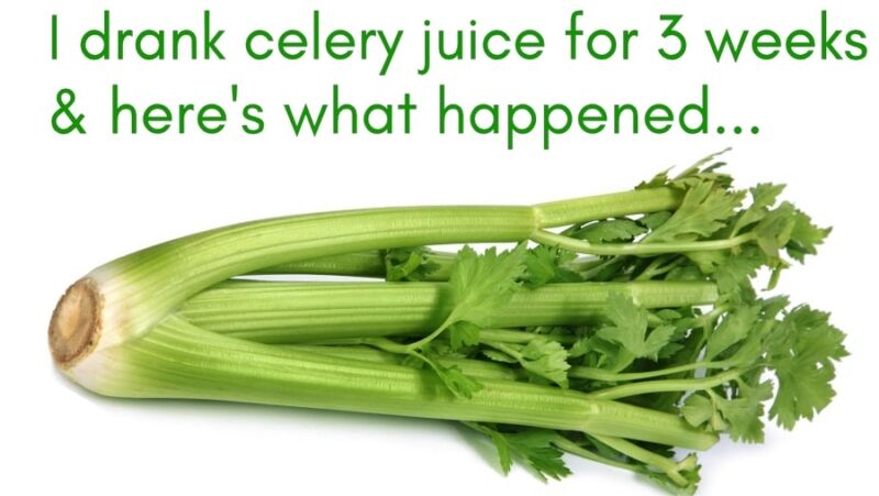 Celery Juice Cleanse Experiment What Happened Chef V s Blog